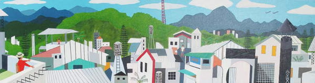 Detail of Taitung city rooftop, 2012 by Timothy Nathan Joel