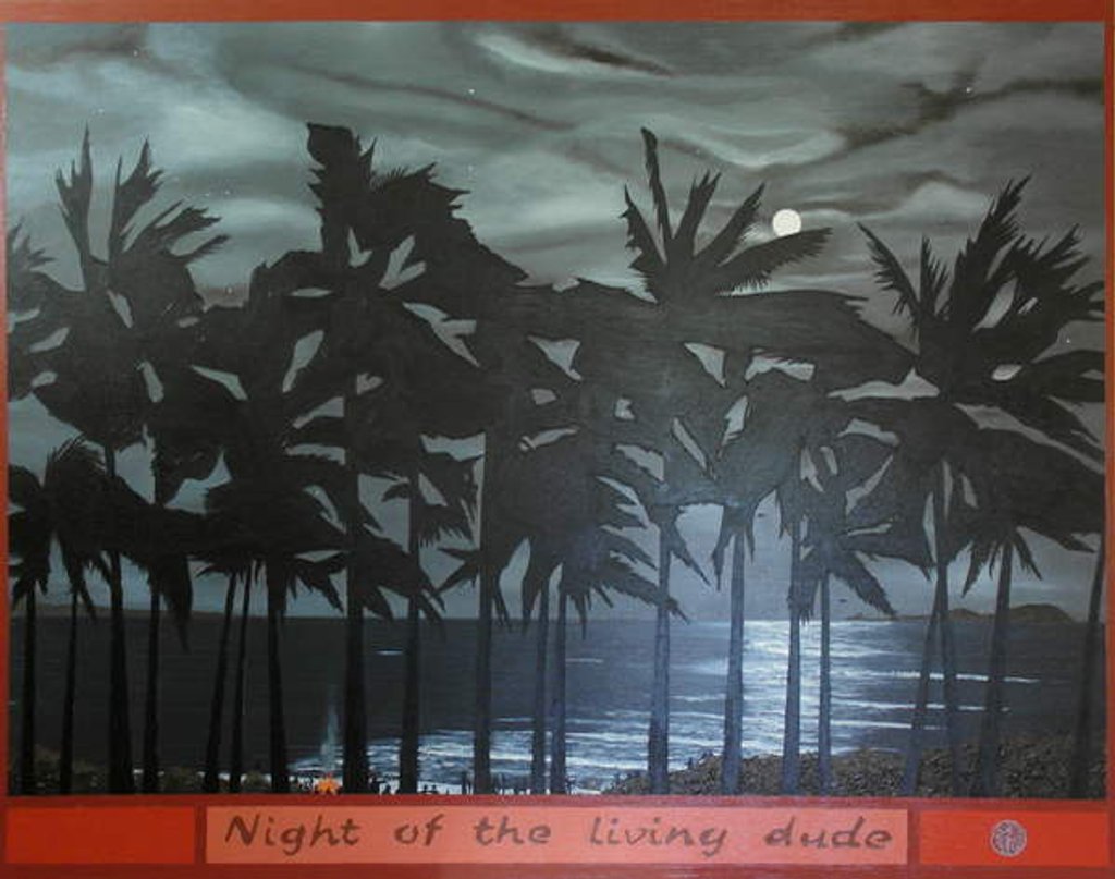 Detail of Night of the living dude, 2012 by Timothy Nathan Joel