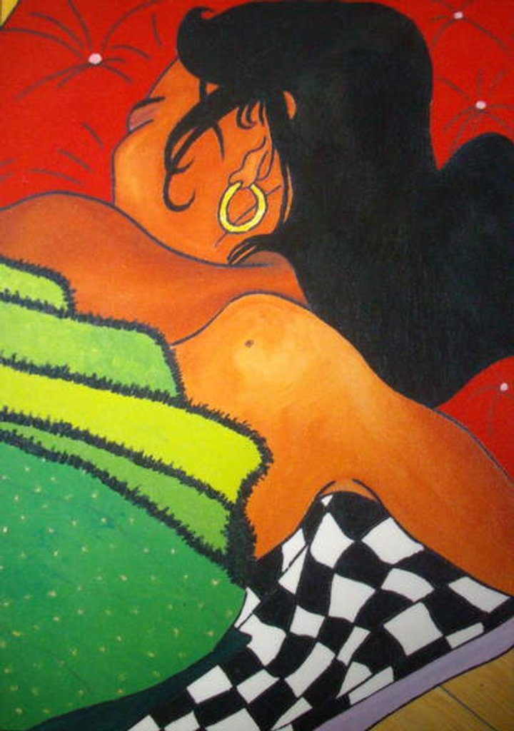 Detail of Sleeping girl, 2001 by Timothy Nathan Joel