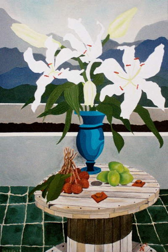 Detail of Lily, lime and lychee, 2004 by Timothy Nathan Joel