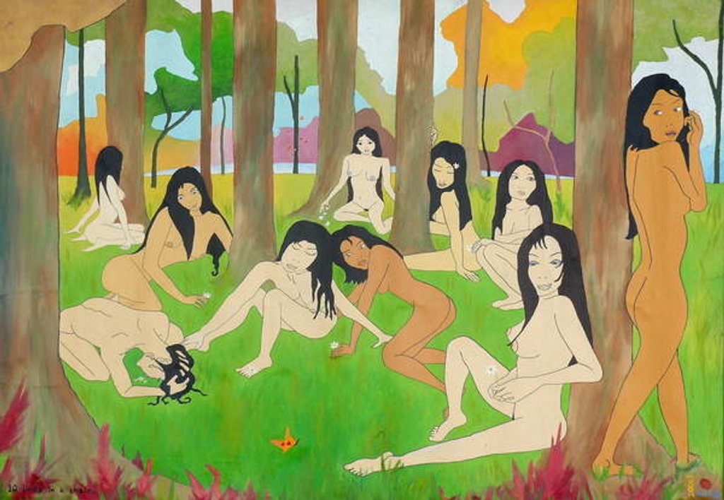 Detail of 10 links in a chain, 2002 by Timothy Nathan Joel