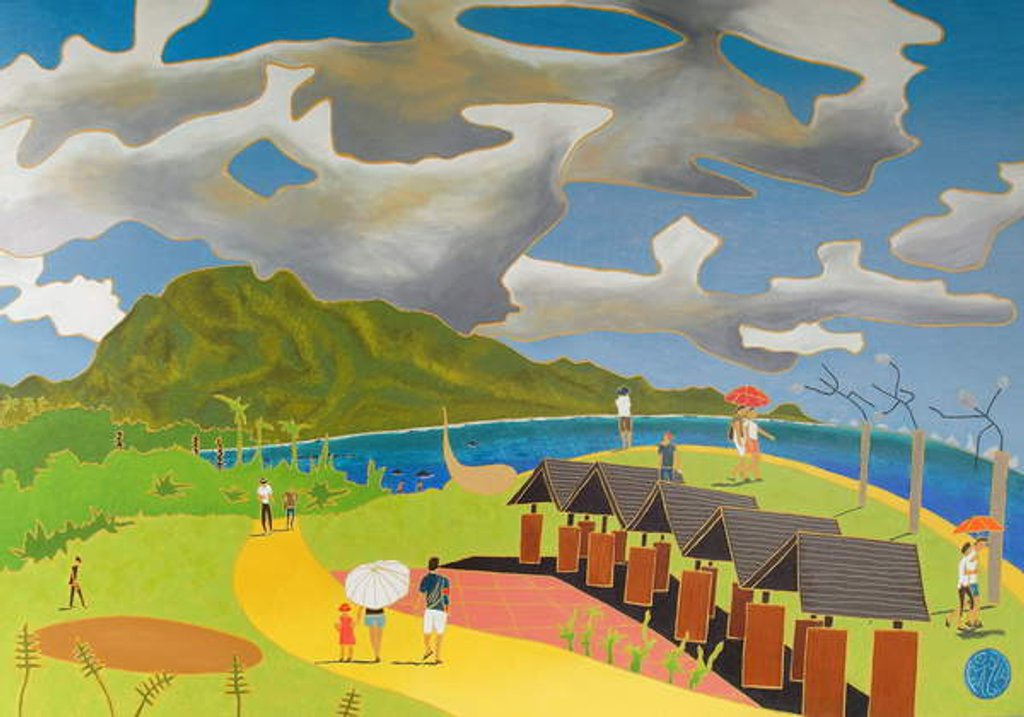 Detail of The way back home, Taitung, 2014 by Timothy Nathan Joel