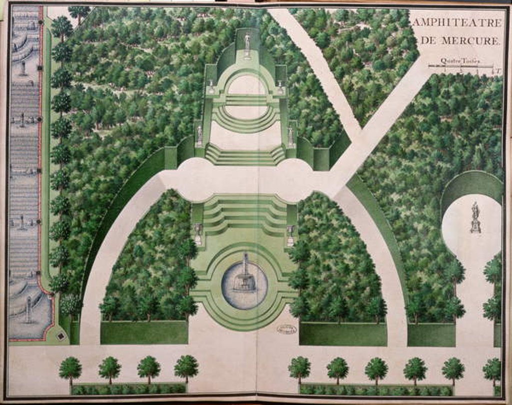 Detail of Amphitheatre of Mercury by French School