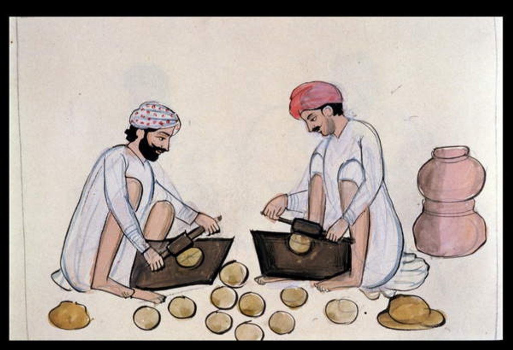 Detail of Pulse-cake Makers, c.1890 by Punjabi School