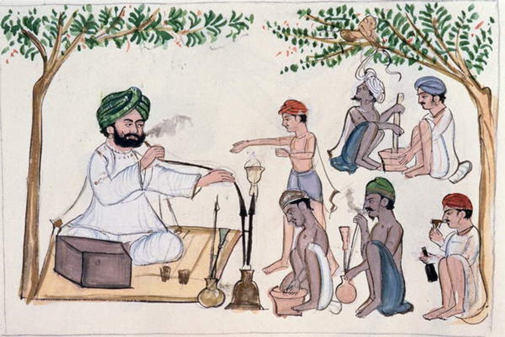 Detail of Liquor Shop c.1890 by Punjabi School