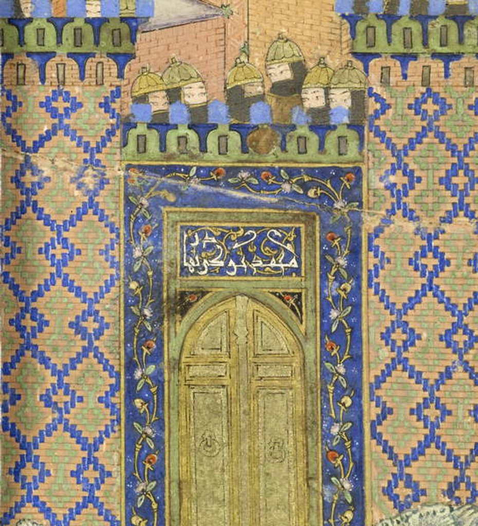 Detail of Detail: Isfandiy?r slays Arj?sp in the Brazen Hold by Persian School