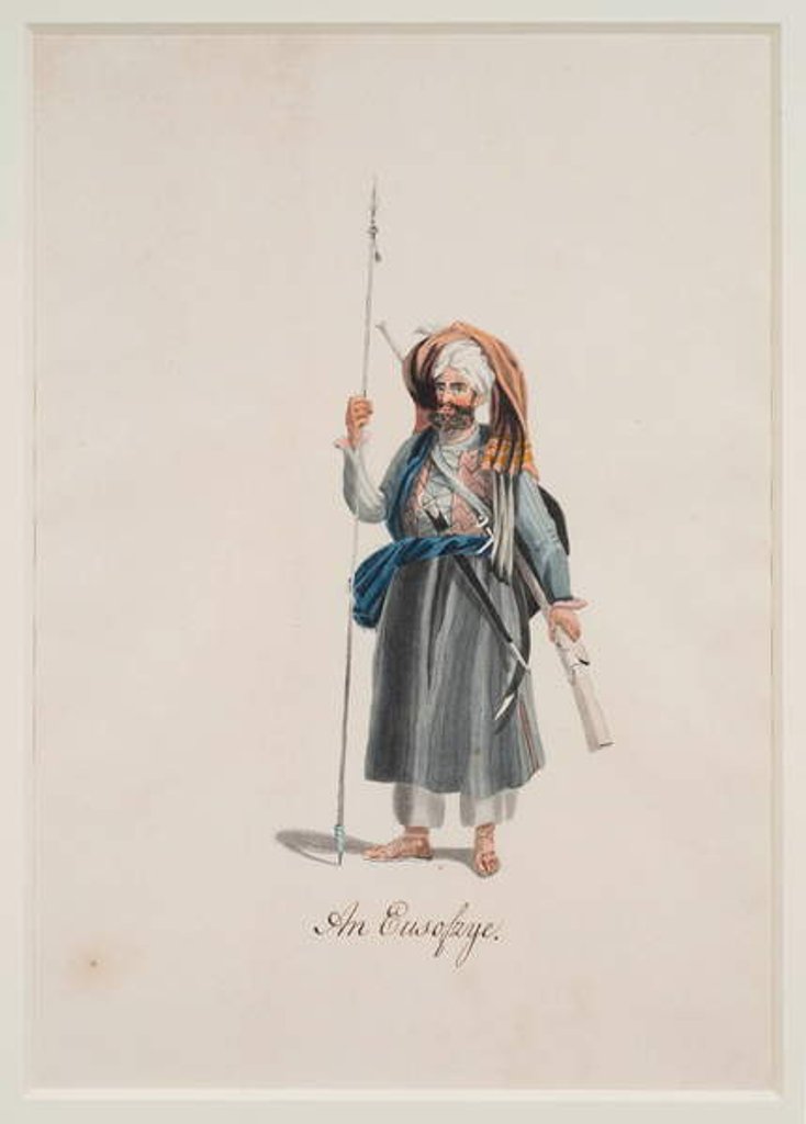 Detail of An Eusofyze, 1815 by Robert Melville Grindlay