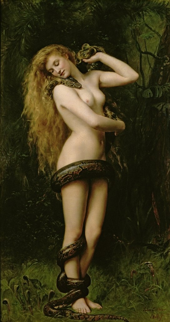 Detail of Lilith, 1887 by John Collier