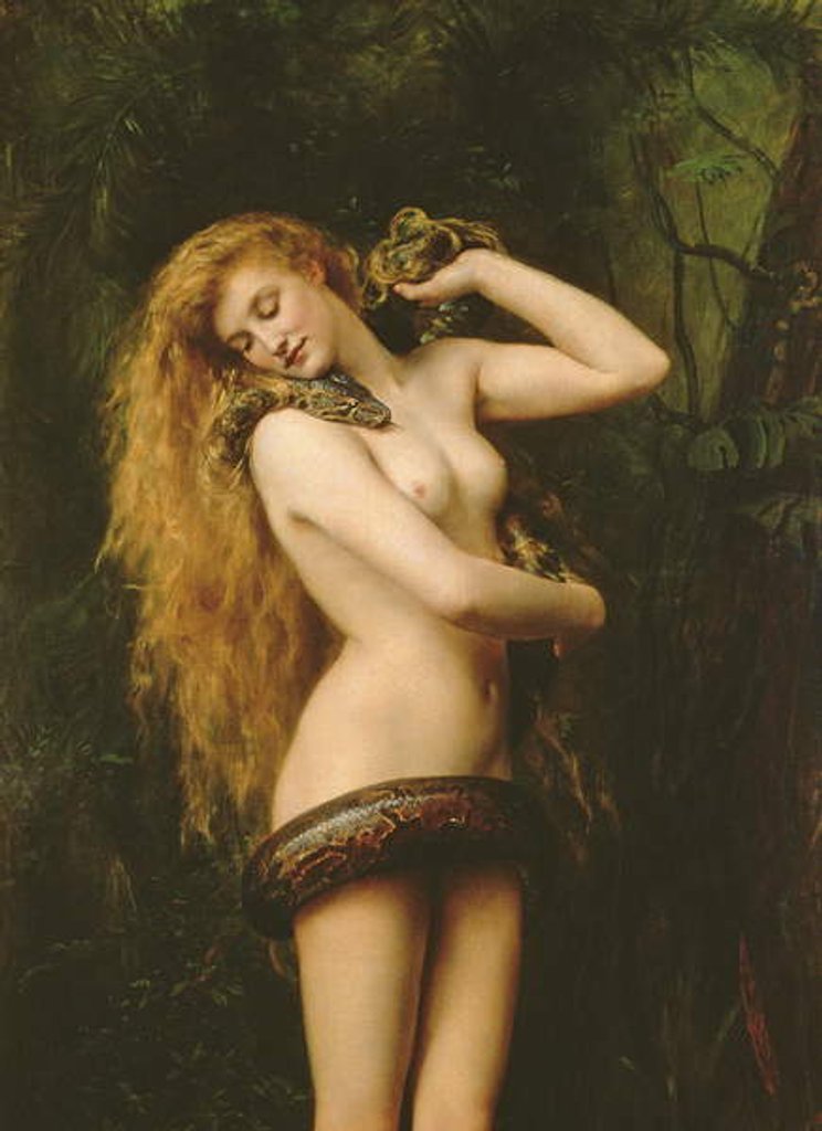 Detail of Lilith, 1887 by John Collier