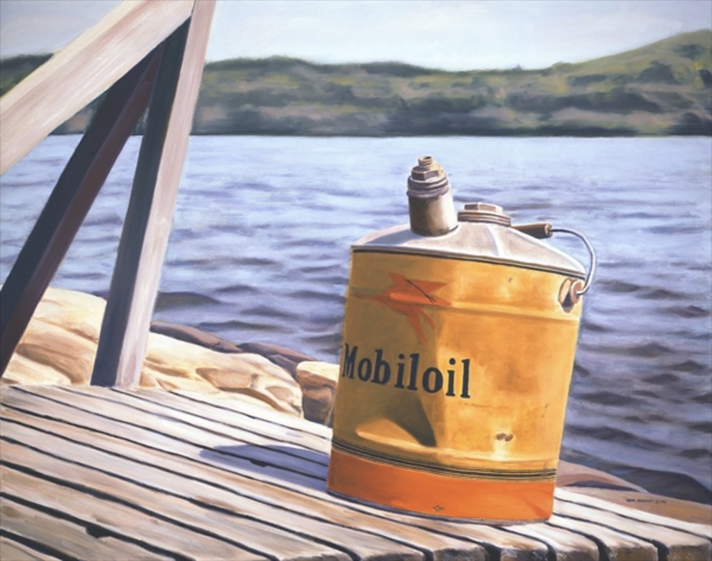 Detail of A Day at the Lake, 1996 by David Arsenault
