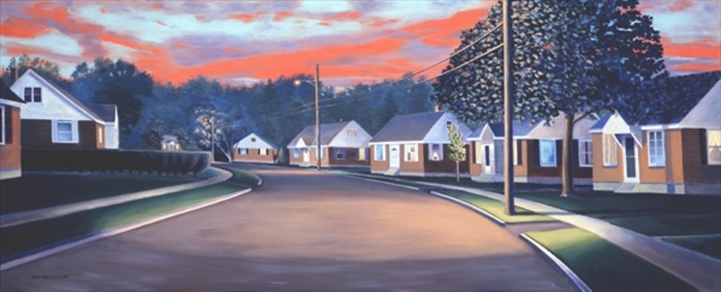 Detail of Twilight Glow, 1997 by David Arsenault