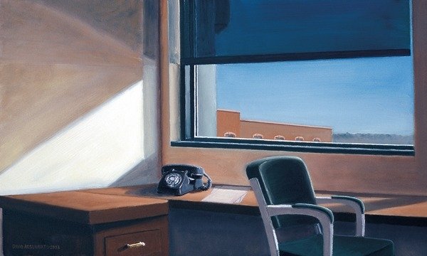 Detail of Back to Work, 2003 by David Arsenault