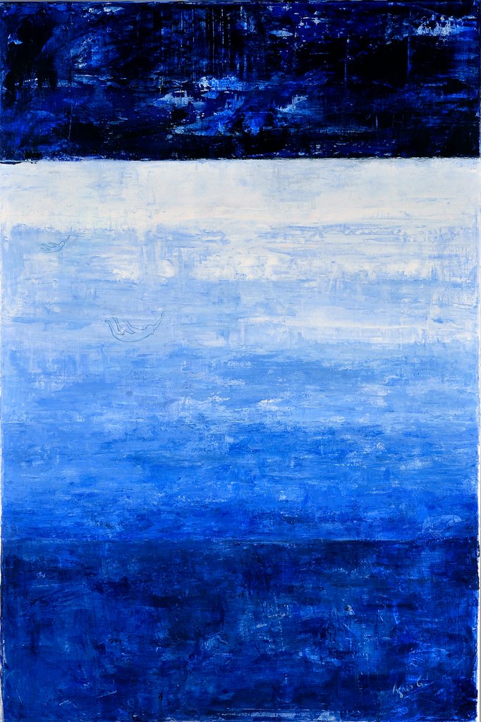 Detail of And Jump, 2018 by Agnes Girardon