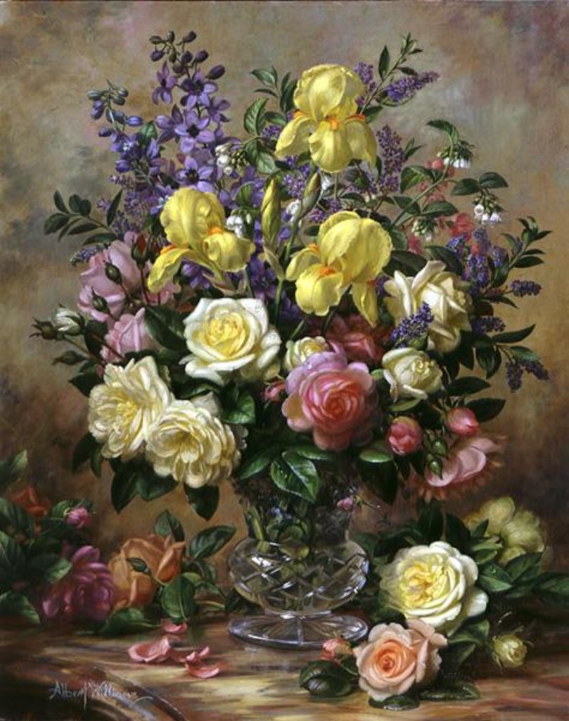 Detail of June's Floral Glory by Albert Williams
