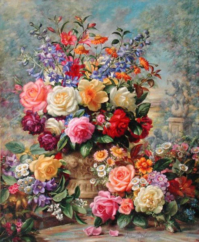 Detail of Sweet Fragrance of a Summer's Day by Albert Williams