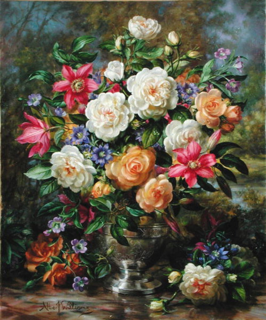 Detail of Homage to Her Majesty the Late Queen Elizabeth the Queen Mother by Albert Williams