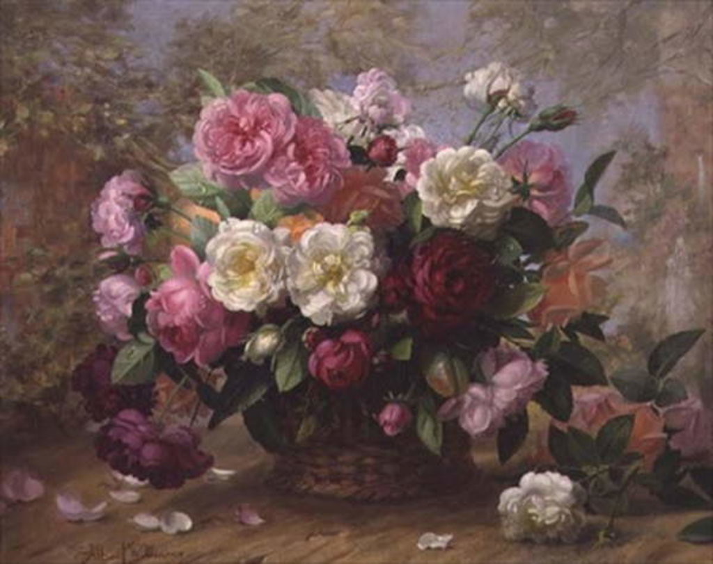 Detail of A/291 Heaven's Beauty in a Summer Rose by Albert Williams