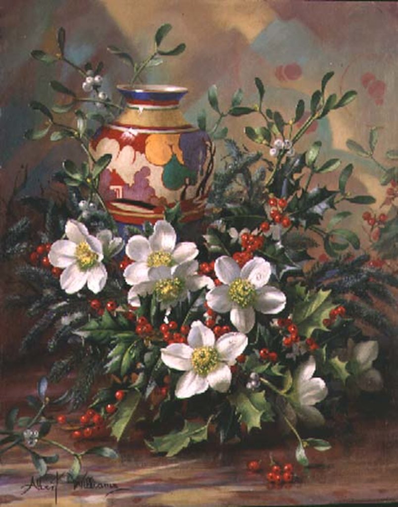 Detail of AB/88/2 Winter Flowers by Albert Williams
