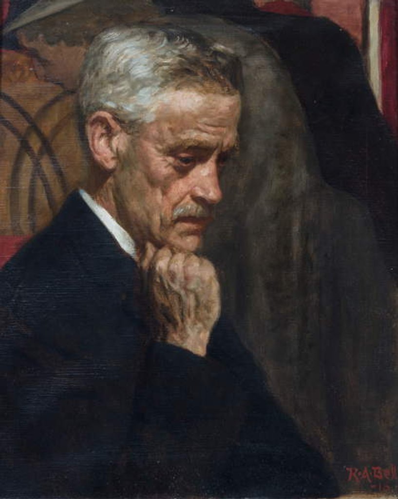 Detail of Portrait of H. J. Massé, 1916 by Robert Anning Bell
