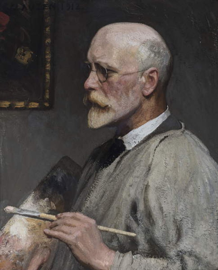 Detail of Self Portrait, 1912 by George Clausen