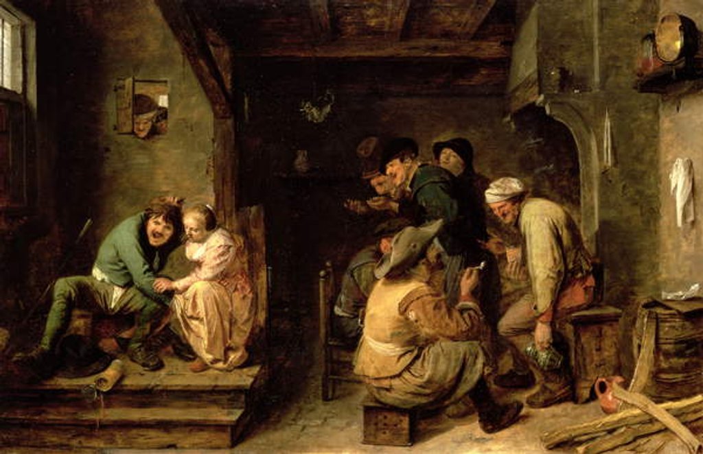 Detail of Tavern Scene, c.1635 by Adriaen Brouwer