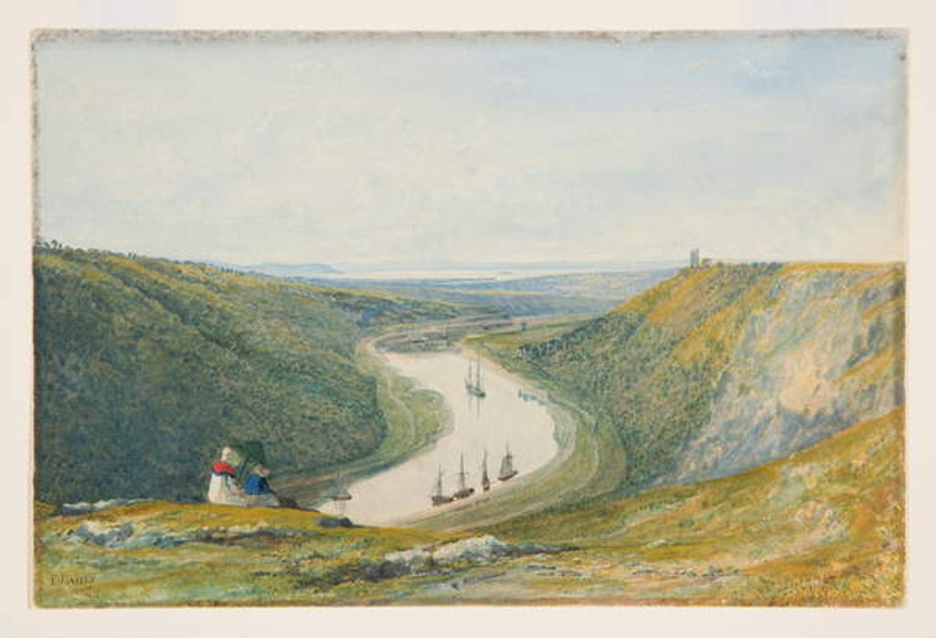 Detail of The Avon From Durdham Down, c.1821 by Francis Danby