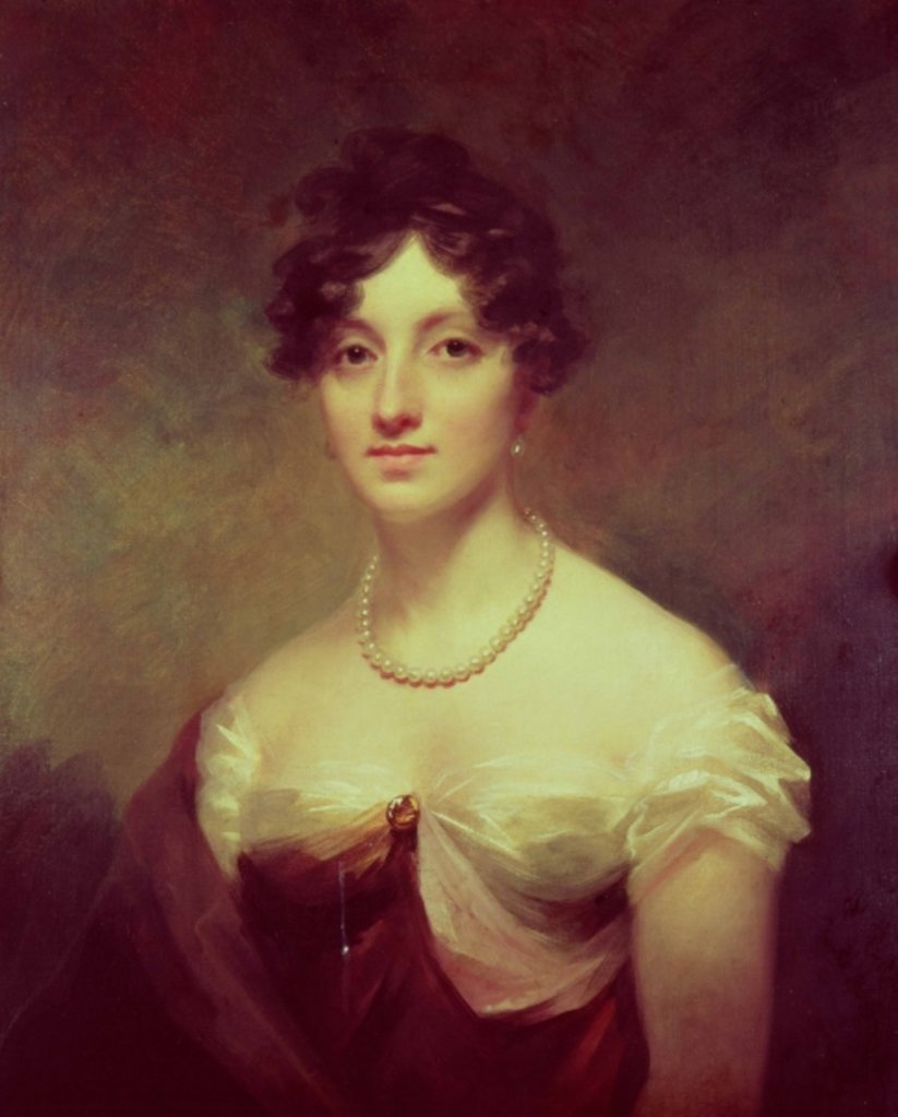 Detail of Lady Colville by Henry Raeburn