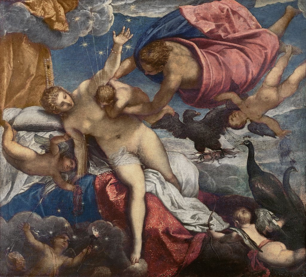 Detail of The Origin of the Milky Way, c.1575 by Jacopo Robusti Tintoretto
