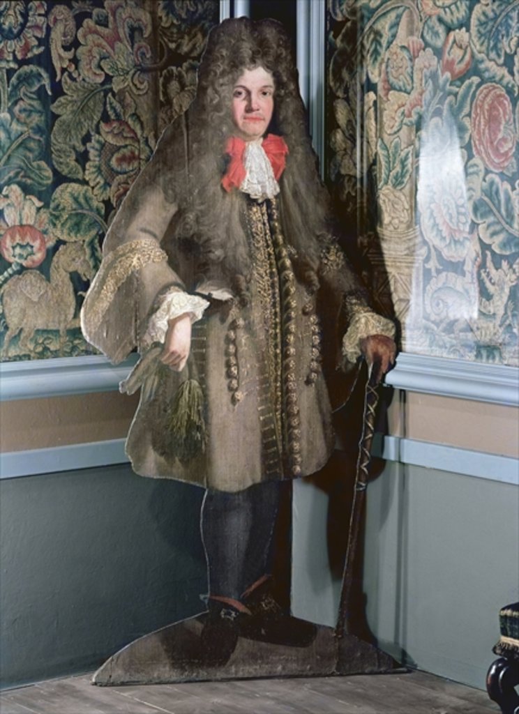 Detail of Dummy board figure of a man, c.1690 by English School