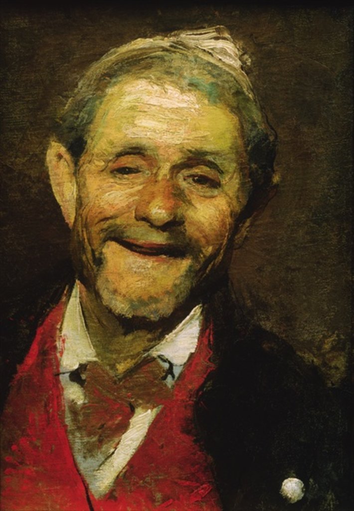 Detail of Old Man Laughing, 1881 by A Beridze