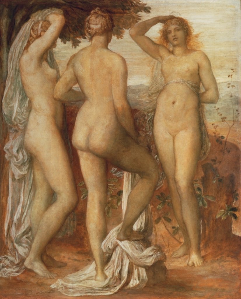 Detail of The Judgement of Paris by George Frederic Watts