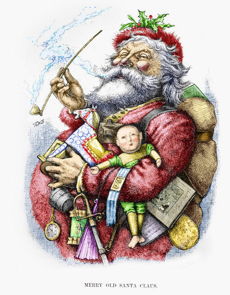 Detail of Merry Old Santa Claus by Thomas Nast