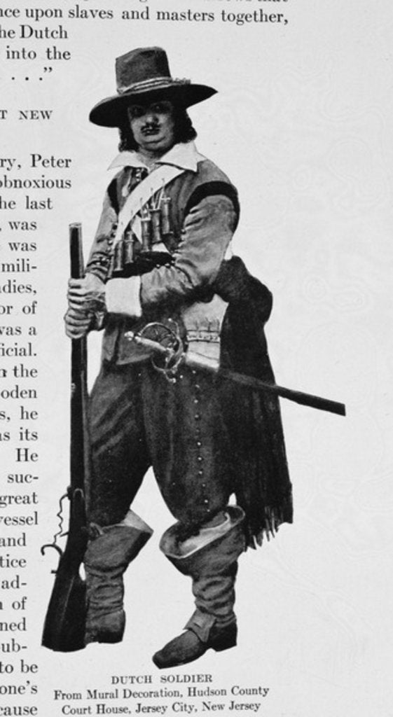 Detail of A Dutch Soldier by Howard Pyle