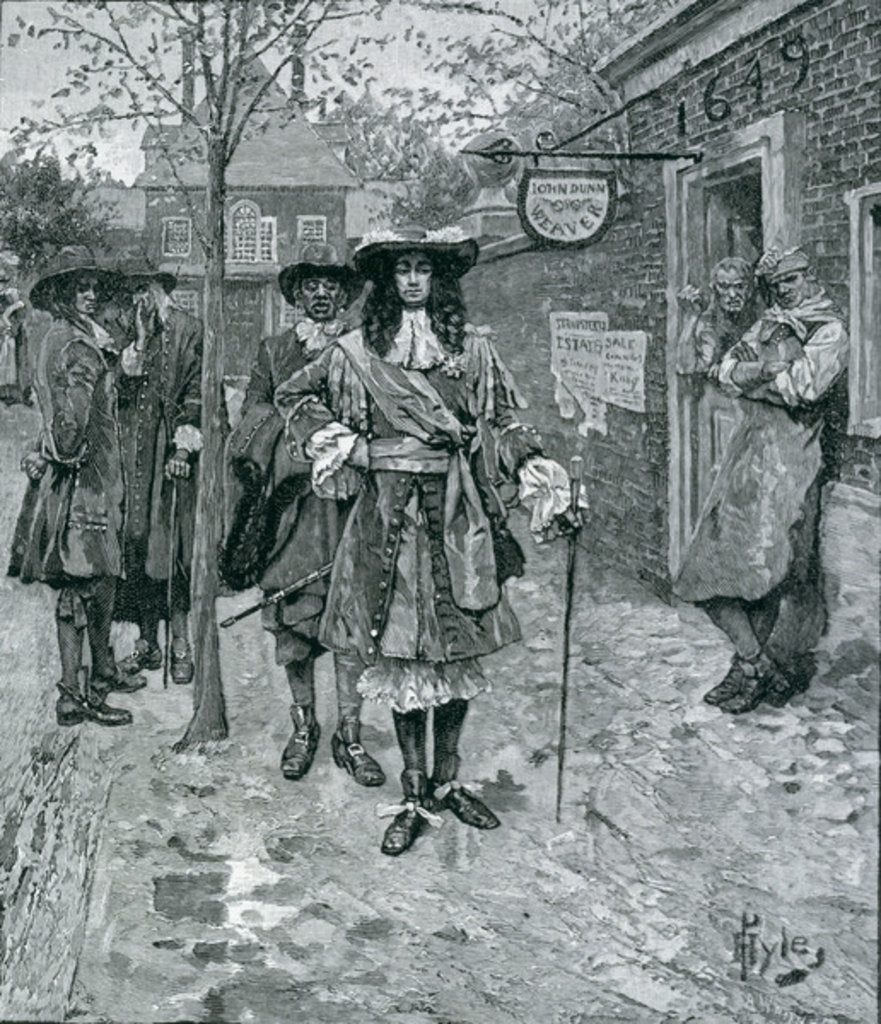 Detail of Governor Andros and the Boston People by Howard Pyle