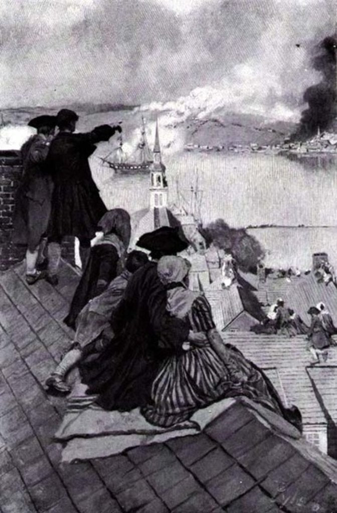 Detail of Watching the Fight at Bunker Hill by Howard Pyle