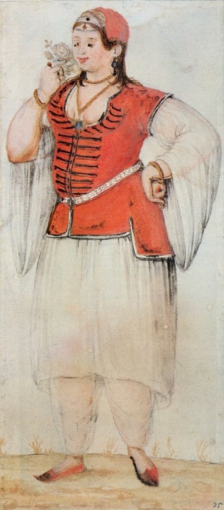 Detail of Greek or Turkish woman by John White