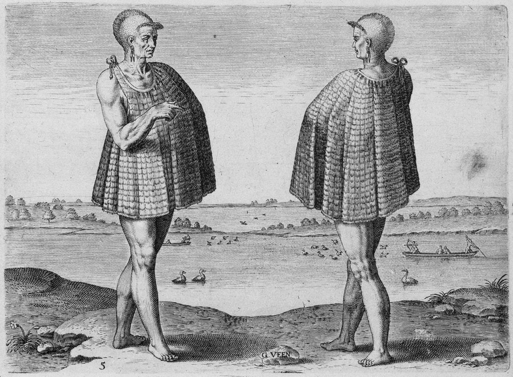 Detail of Indian Priest by John (after) White