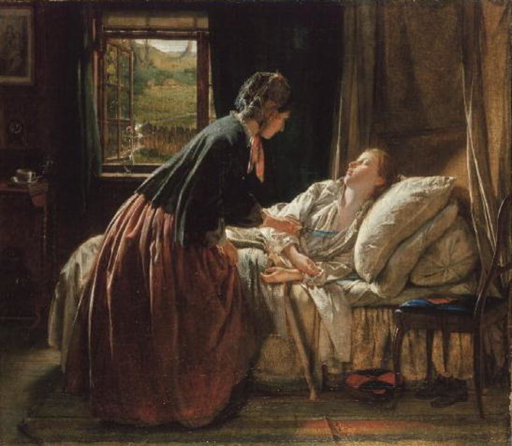 Detail of The Discovery, 1861-9 by Thomas Edward Roberts