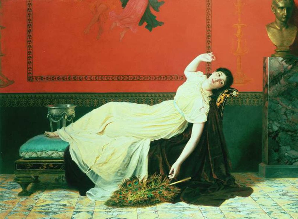 Detail of The Studio by Sophie Anderson