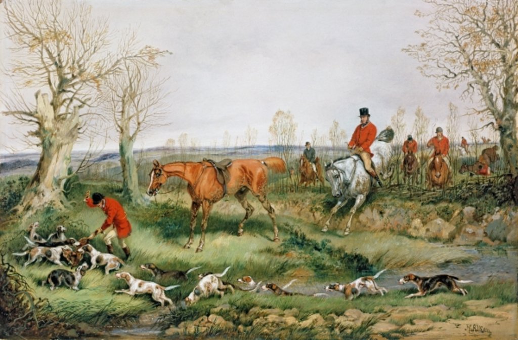 Detail of Hunting Scene by Henry Thomas Alken