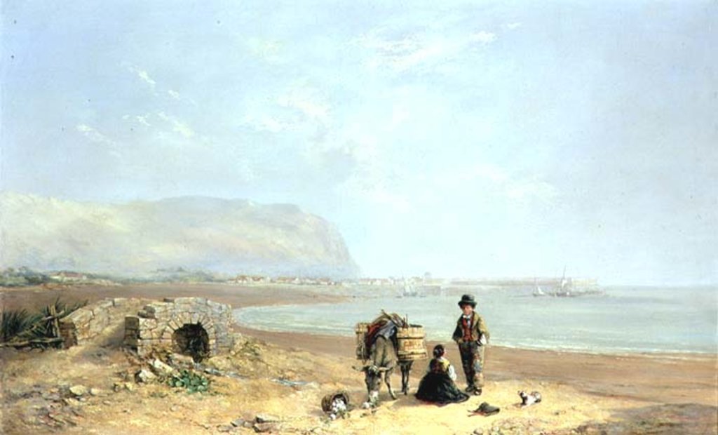 Detail of On the Beach by Charles Branwhite