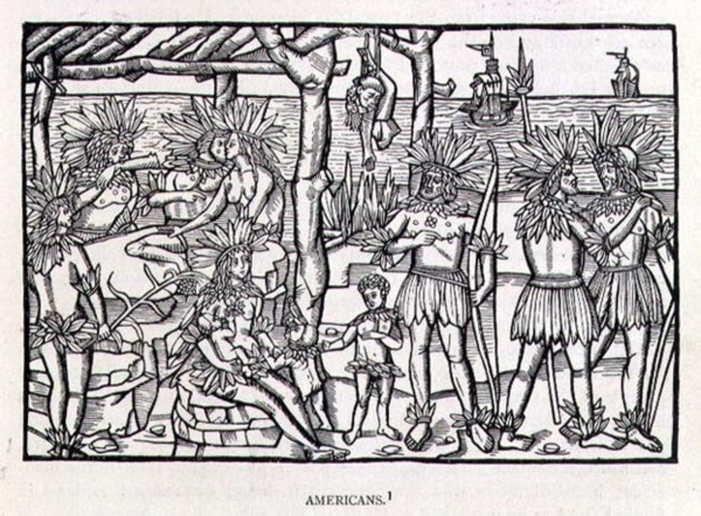 Detail of Americans by English School