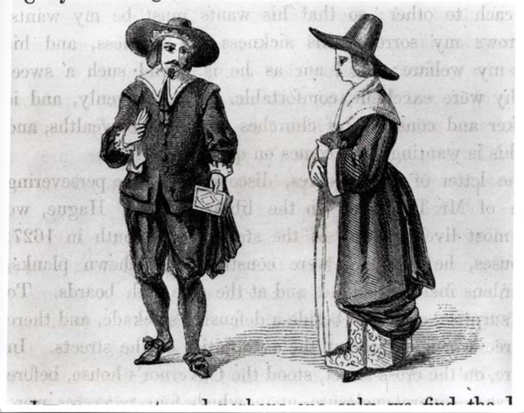 Detail of Costume of the Pilgrims by American School