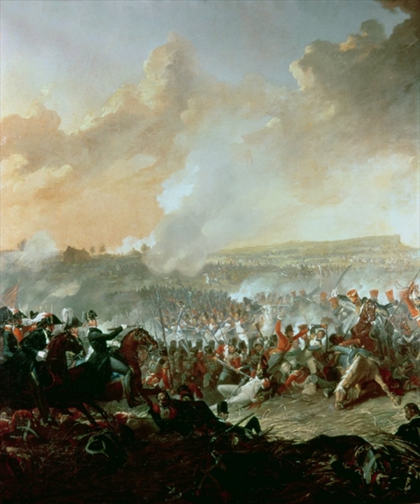 Detail of The Battle of Waterloo on 18th June 1815, 1816 by Denis Dighton