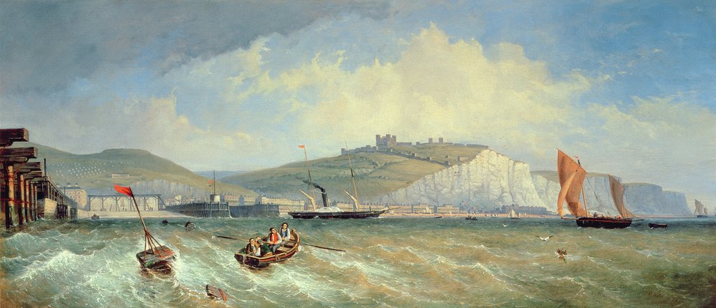 Detail of Dover, 19th century by William Henry Prior