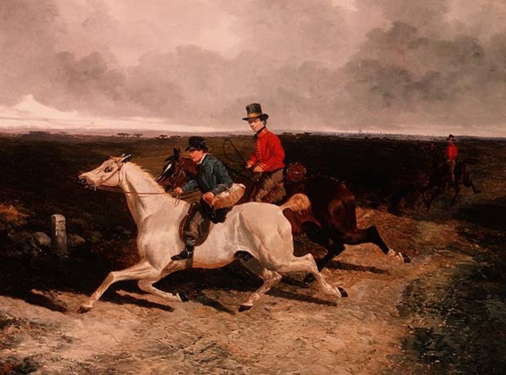 Detail of Royal Servants on the Road to Windsor by John Frederick Herring Snr