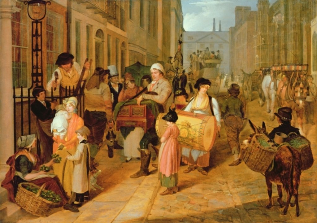 Detail of Oak Apple Day, 1812 by Charles Cranmer