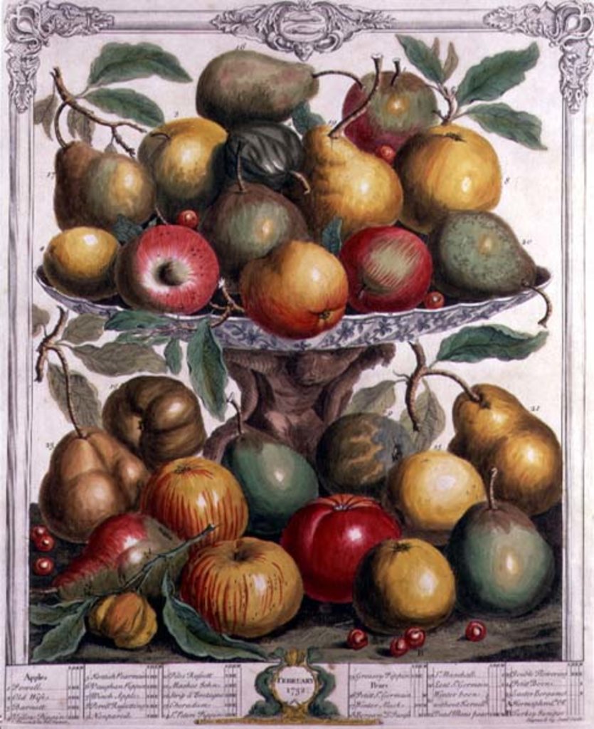 Detail of February by Pieter Casteels (after)