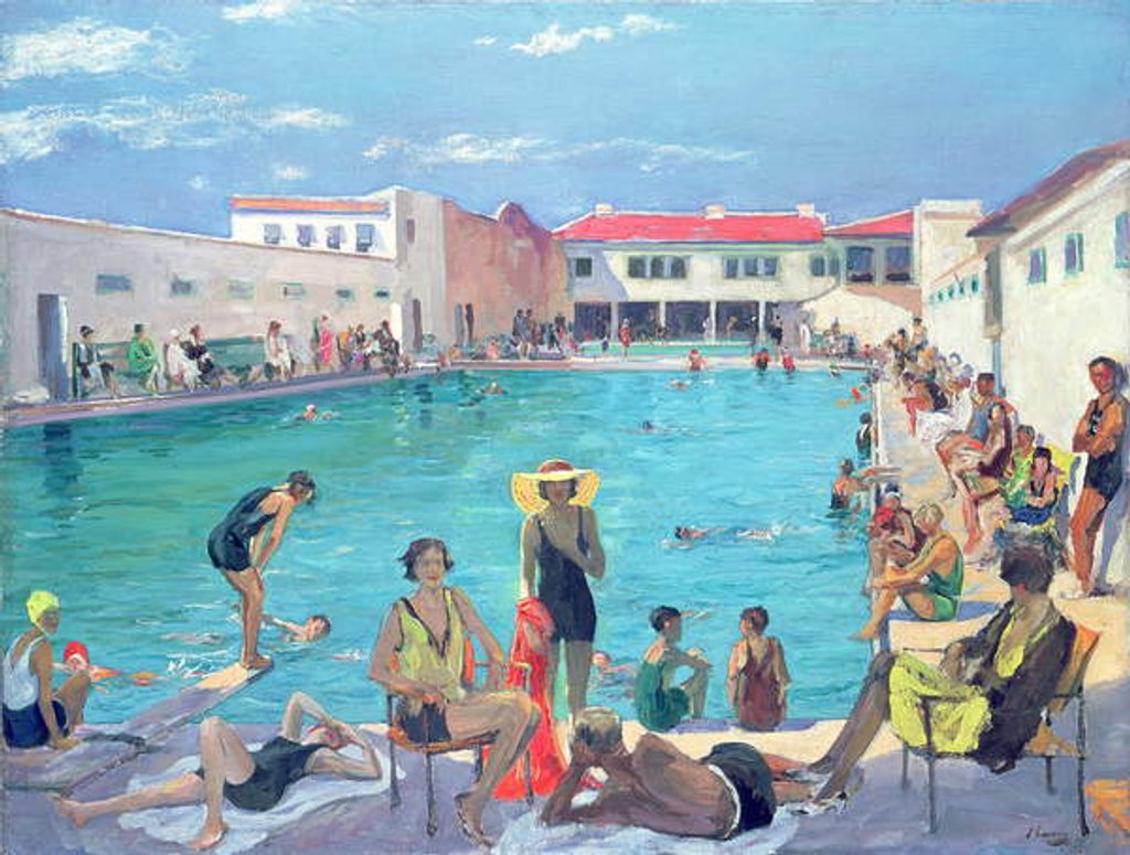 Detail of Winter in Florida by John Lavery