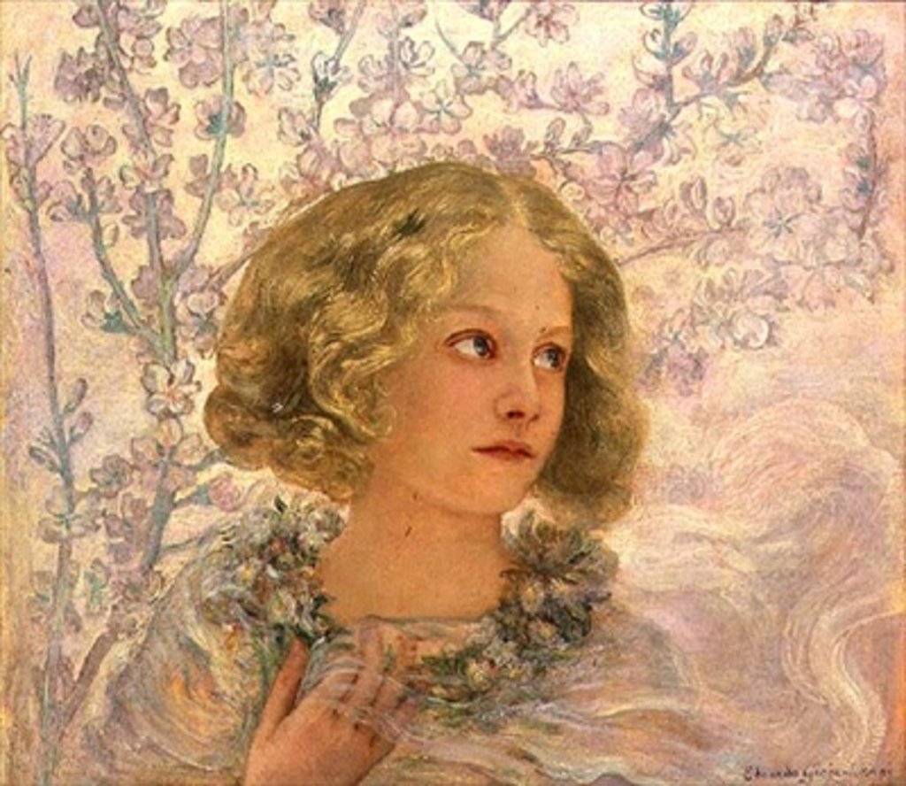 Detail of Almond Blossom by Edoardo Gioja